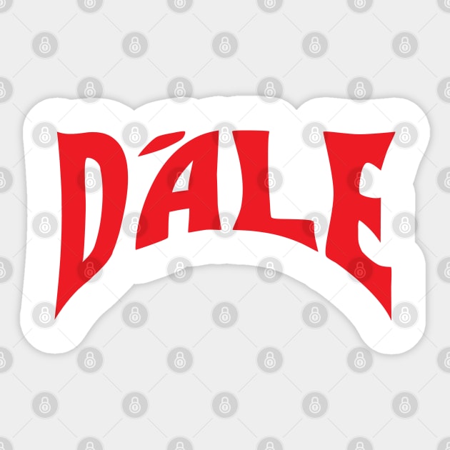 DALE - FOOTBALL TEE Sticker by Illustratorator